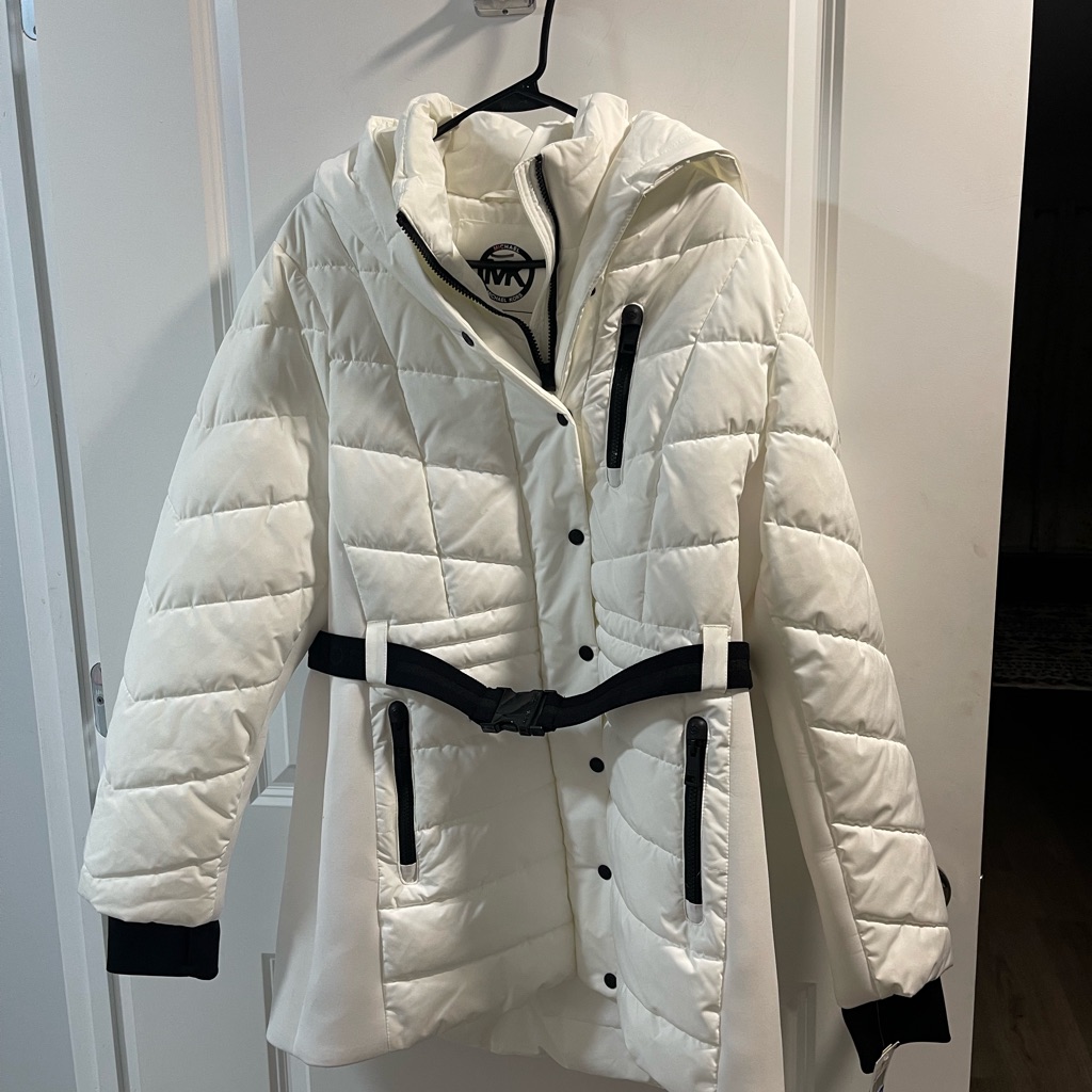Michael Kors Size Xl White Women's Jacket Have Small Spots